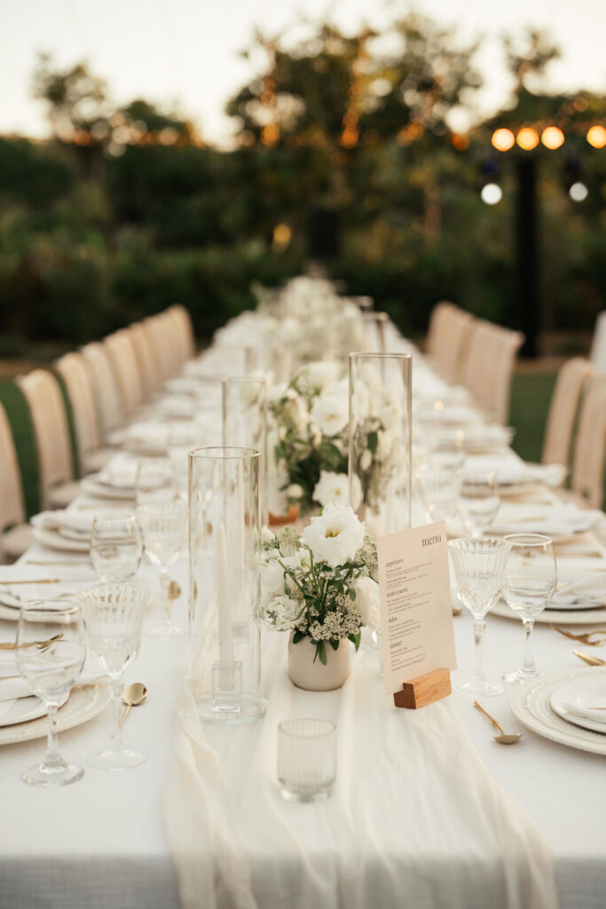 Farm to table wedding venue