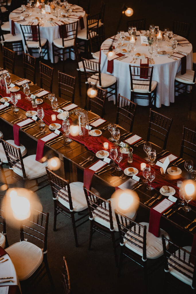 inside hangar at saltwater farm vineyard