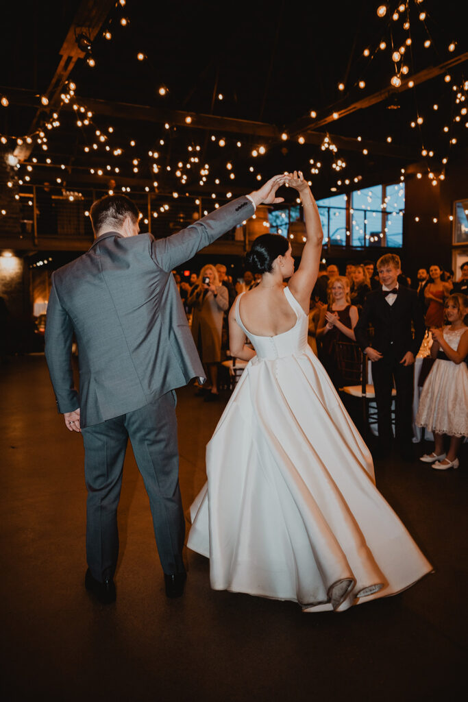 Bride and Groom at Saltwater Farm Vineyards